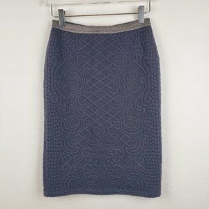 Moulinette soeurs anthropologie skirt black maximalism M boho